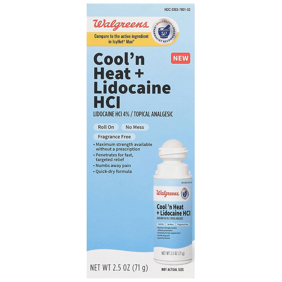 Walgreens Cool And Heat Lidocaine Roll On
