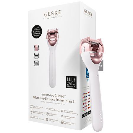 Geske Microneedle Facial Roller 9-1, Starlight