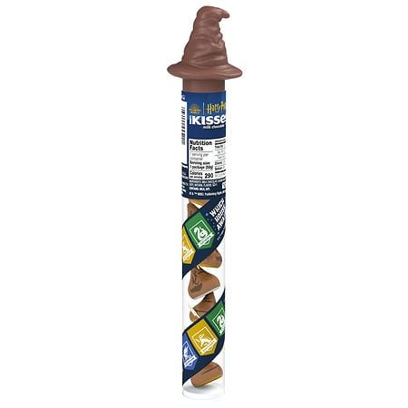 UPC 034000945221 product image for HERSHEY'S KISSES Harry Potter, Halloween Candy, Plastic Cane Milk Chocolate - 2. | upcitemdb.com