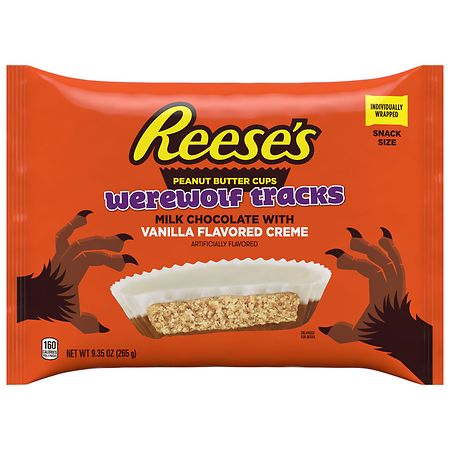 REESE'S Snack Size Peanut Butter Cups Milk Chocolate and Vanilla Creme