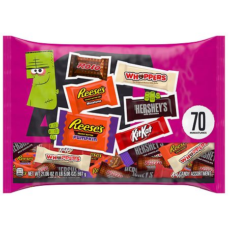 UPC 034000953202 product image for HERSHEY'S Halloween Candy, Bag Assorted - 21.06 oz | upcitemdb.com