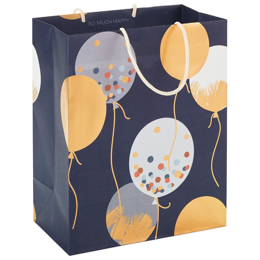 Hallmark Gift Bag (Patterned Balloons) Medium Blue