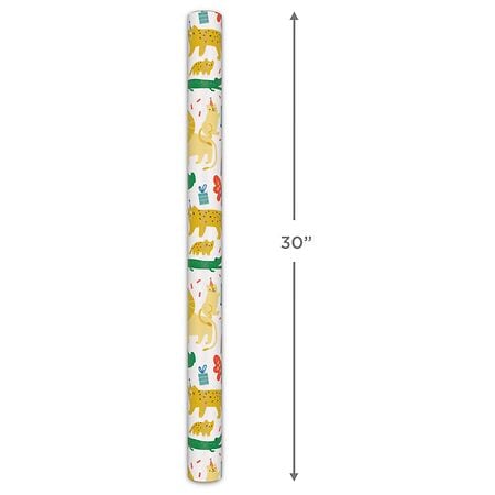 Prasacco 6 Sheets Kids Birthday Wrapping Paper For Boys, Birthday Wrapping Paper Animal Wrapping - View #4