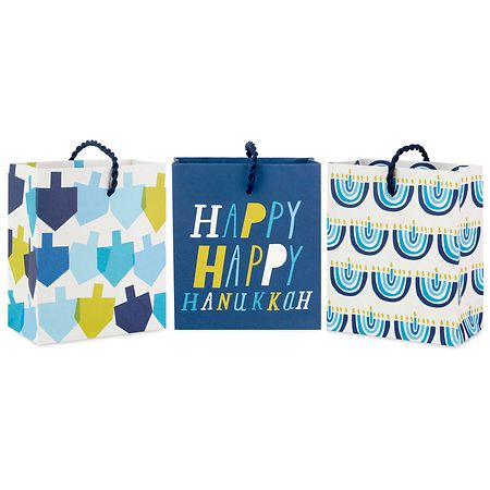 Hallmark Tree of Life Assorted Hanukkah Gift Card Holder Bags Mini