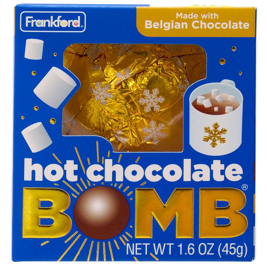 Frankford Candy & Chocolate Co. Hot Chocolate Bomb Belgian Chocolate ...