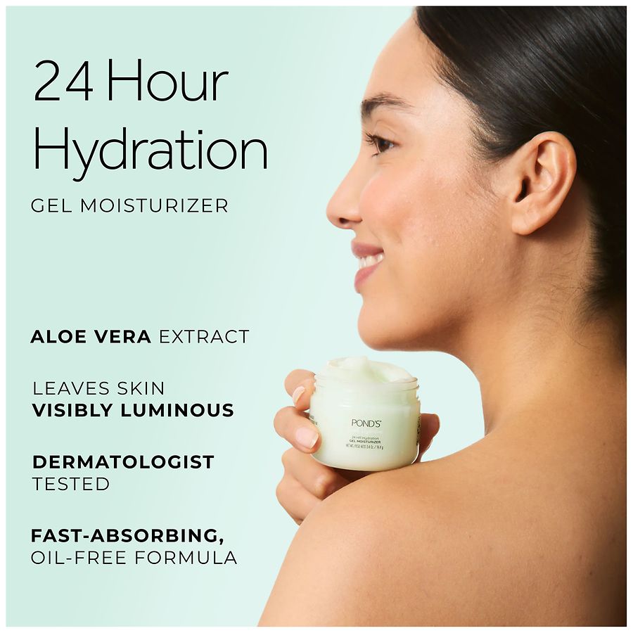 Pond's Aloe Extract & Vitamin B3 Gel Face Moisturizer For Fresh