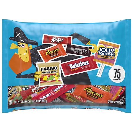 UPC 034000945344 product image for HERSHEY'S Miniatures Halloween Candy, Bag Assorted - 23.36 oz | upcitemdb.com