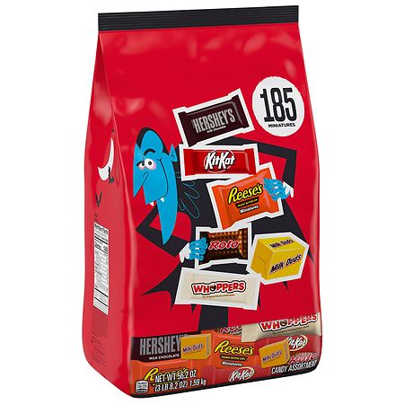 UPC 034000945351 product image for HERSHEY'S Miniatures Halloween Candy, Bag Assorted - 56.2 oz | upcitemdb.com