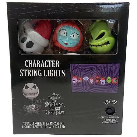 NEW online Walgreens Nightmare Before Christmas Hanging Decor Shock Lock Barrel LED