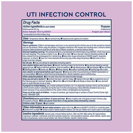 Uqora UTI Emergency Kit, Pain Relief, Infection Control, Test Strips