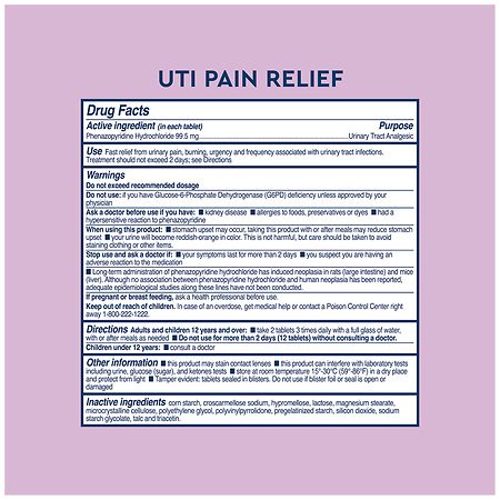 Uqora UTI Emergency Kit, Pain Relief, Infection Control, Test Strips