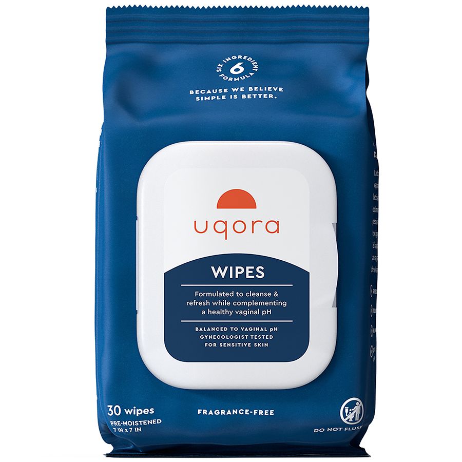 Uqora Feminine Wipes Unscented