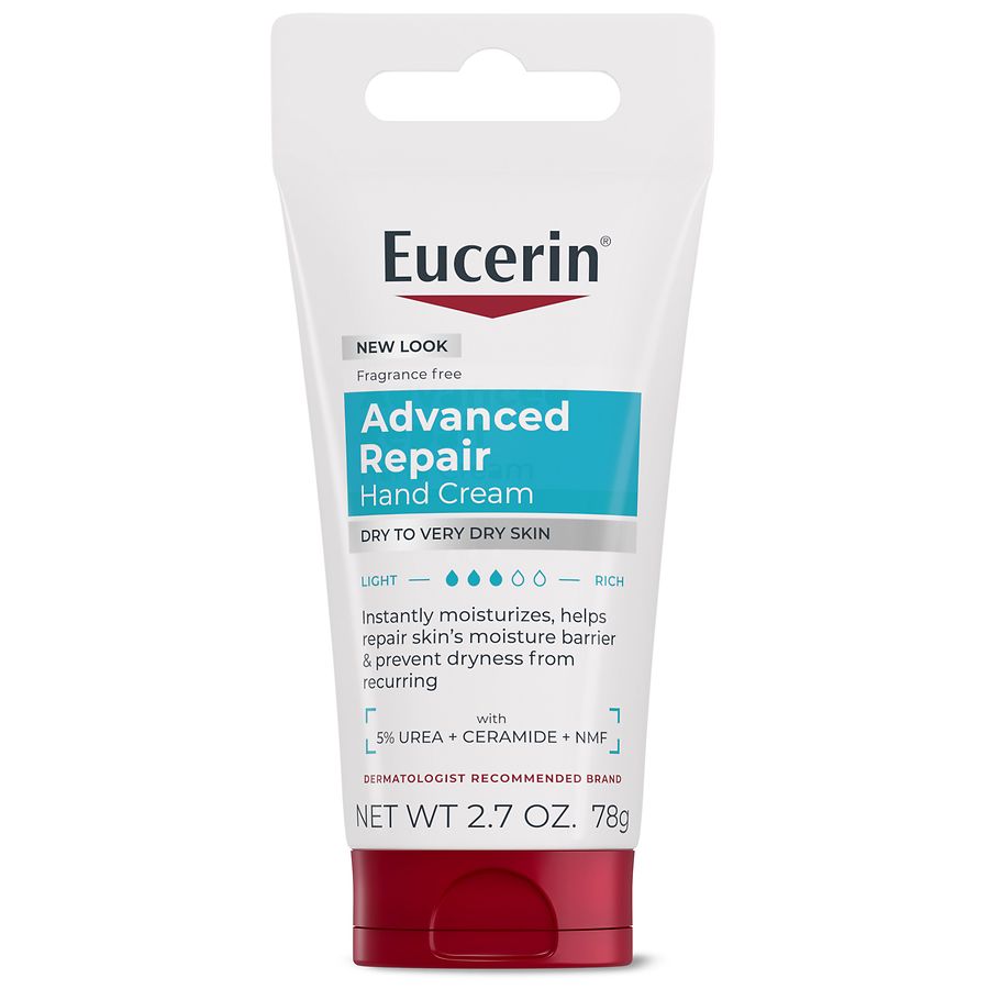 Eucerin Advanced Repair Hand Cream, Travel Size Unscented