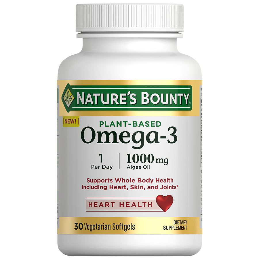 Nature s Bounty Omega 3 Supplement Softgels Walgreens