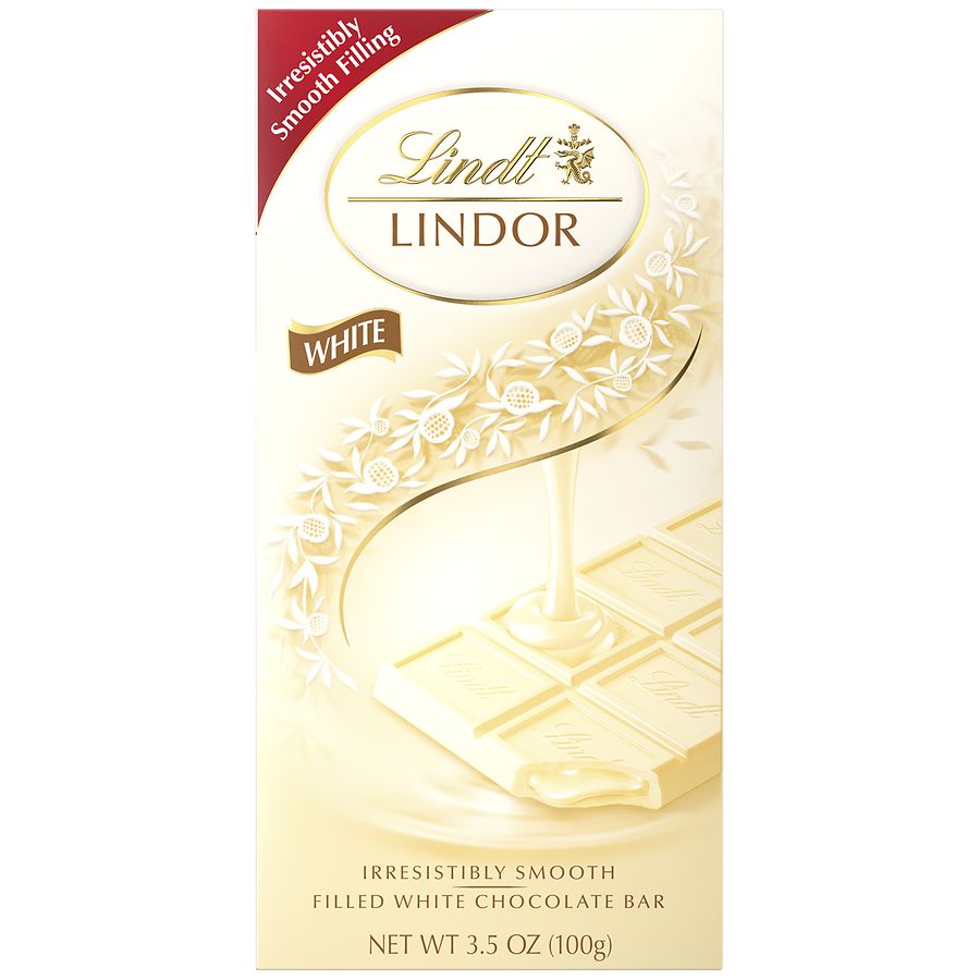 Lindor Filled Chocolate Bar White Chocolate | Walgreens