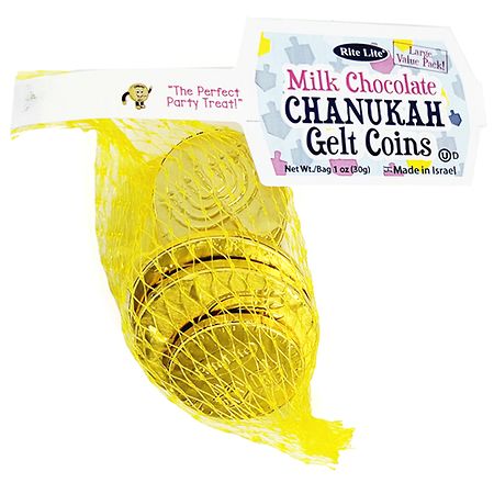 Rite Lite Chanukah Gelt Milk Chocolate Coins