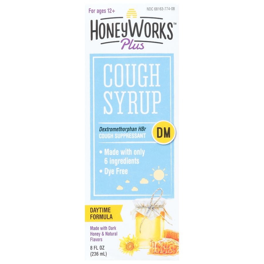 HoneyWorks Plus Adult DM Cough Syrup Daytime | Walgreens