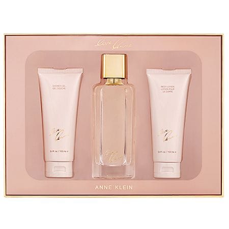 Anne Klein Love Anne Set Eau De Parfum, Body Lotion and Shower Gel Floral