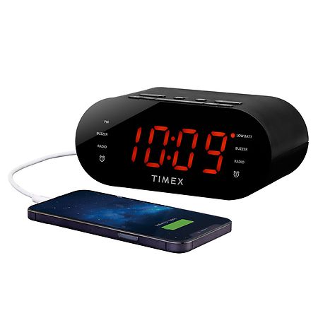 Timex AM/FM Dual Alarm Clock Radio