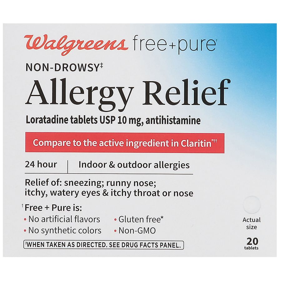 Walgreens Allergy Relief 20 Hour