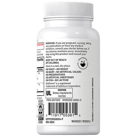 Walgreens Free & Pure Lion's Mane Mushroom Capsules