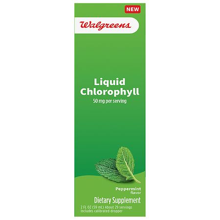 Walgreens Liquid Chlorophyll Peppermint