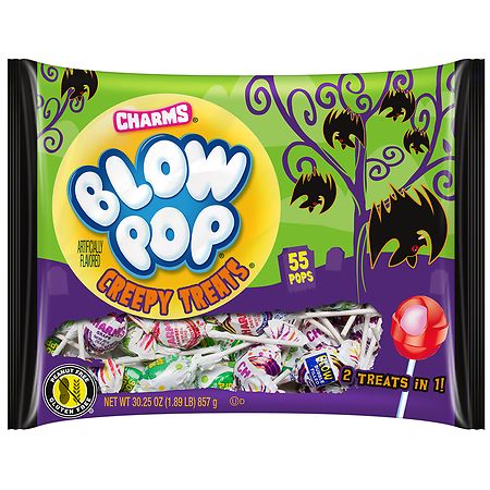 Blow Pop Lollipops Sour Apple, Cherry, Grape, Watermelon, Strawberry