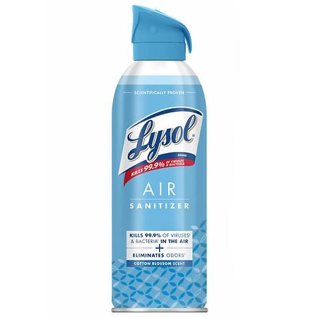 UPC 019200563505 product image for Lysol Air Sanitizer Spray, For Odor Elimination Cotton Blossom - 10.0 Oz | upcitemdb.com