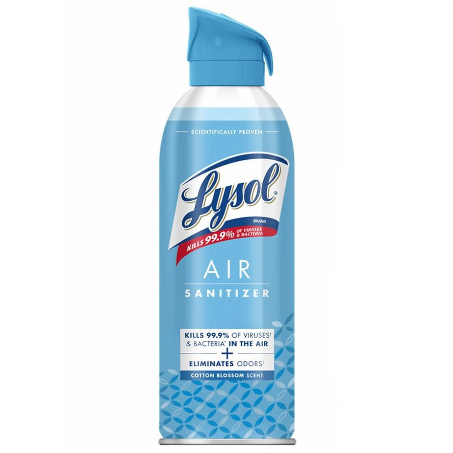 Lysol Air Sanitizer Spray, For Odor Elimination Cotton Blossom