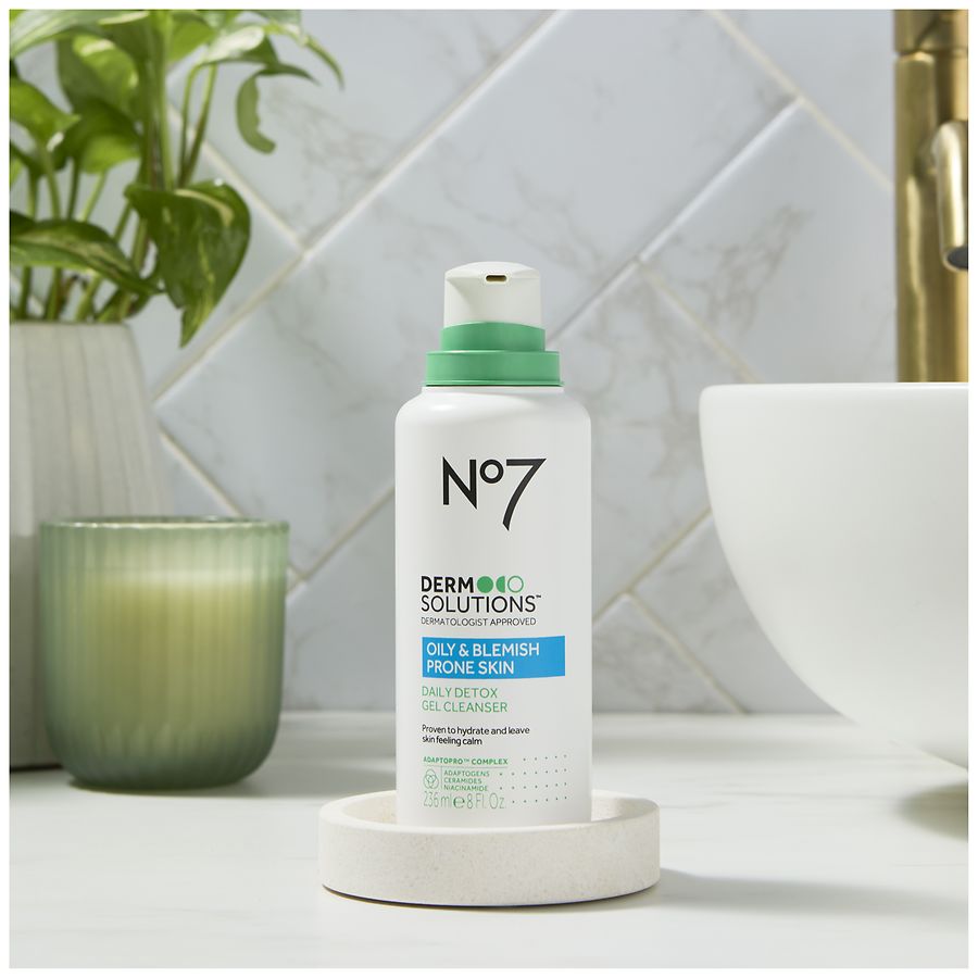 No7 Derm Solutions Daily Detox Gel Cleanser | Walgreens