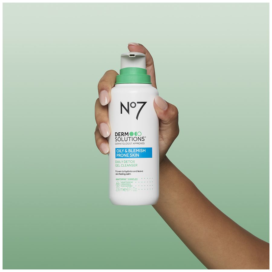 No7 Derm Solutions Daily Detox Gel Cleanser | Walgreens