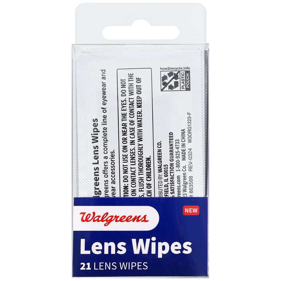 Walgreens Lens Wipes