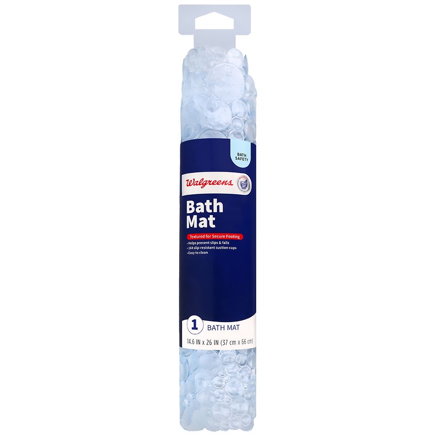 Walgreens Bath Mat Clear