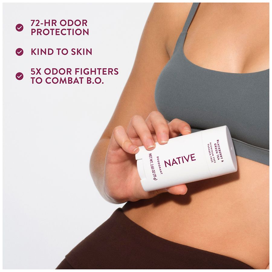 Native Aluminum Free Deodorant 72 Hour Solid Deodorant Stick