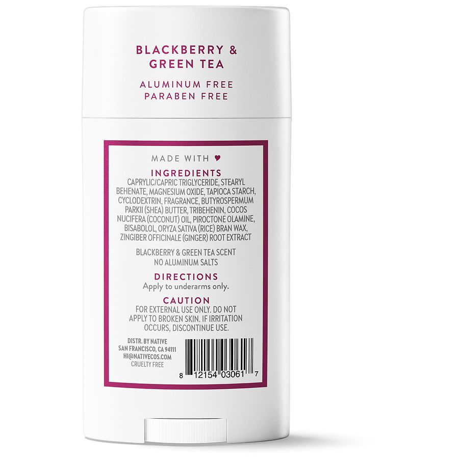 Native Aluminum Free Deodorant 72 Hour Solid Deodorant Stick