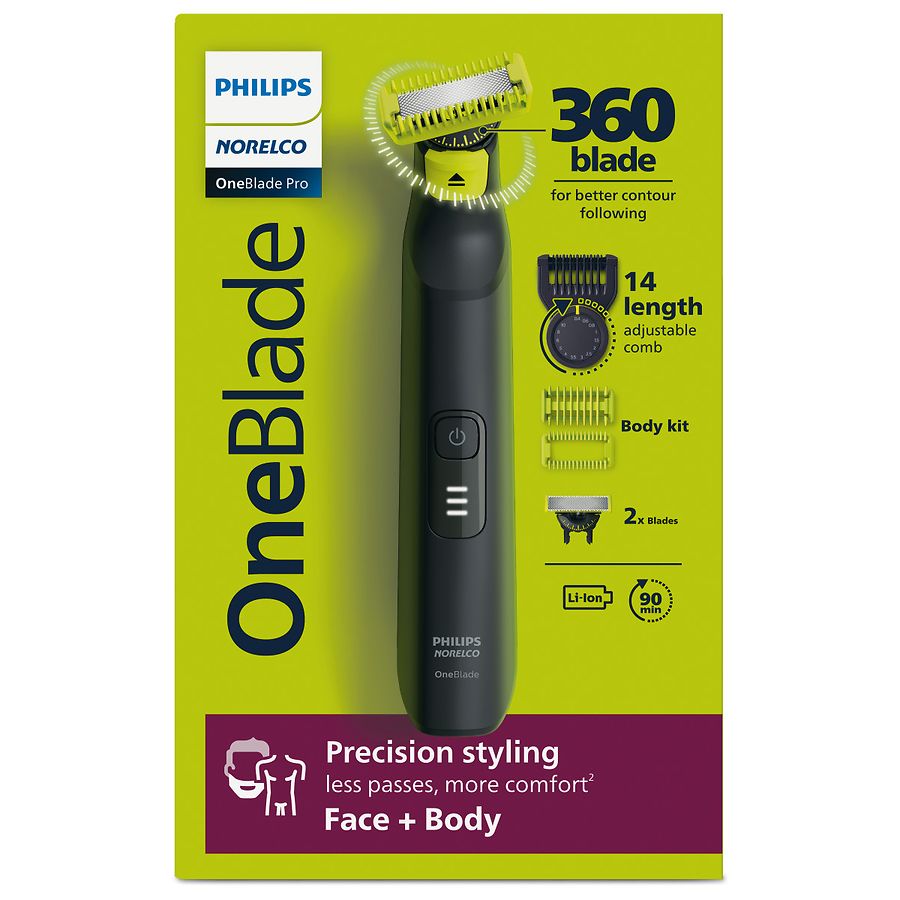 Philips Norelco OneBlade 360 Pro Hybrid Face & Body Electric