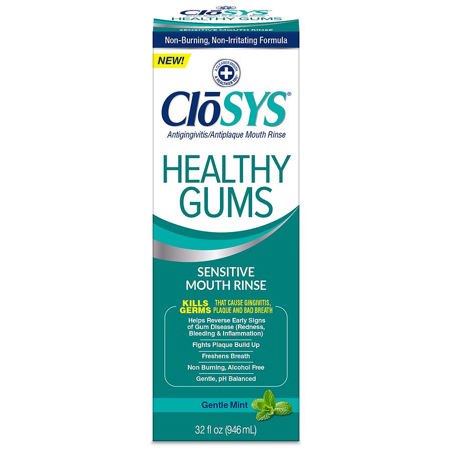 CloSYS Healthy Gums Sensitive Mouth Rinse Gentle Mint