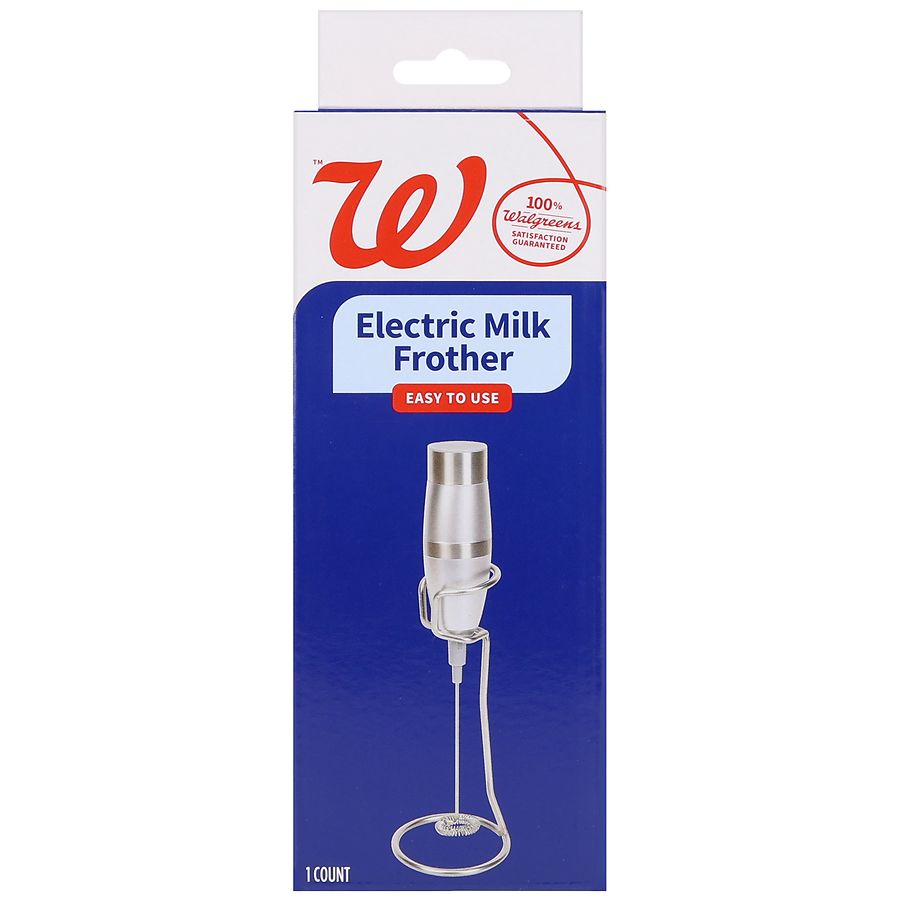 Walgreens Electric Milk Frother Silver