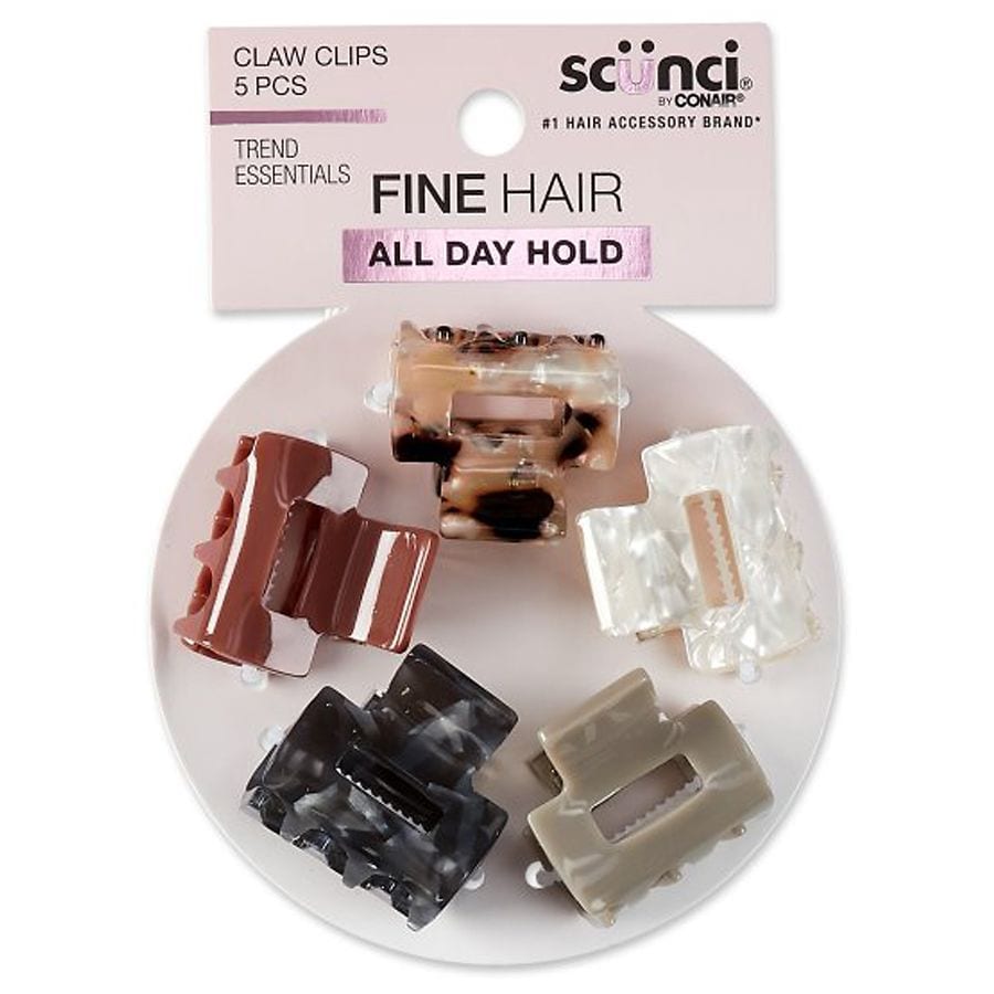 Scunci Claw Clips Assorted