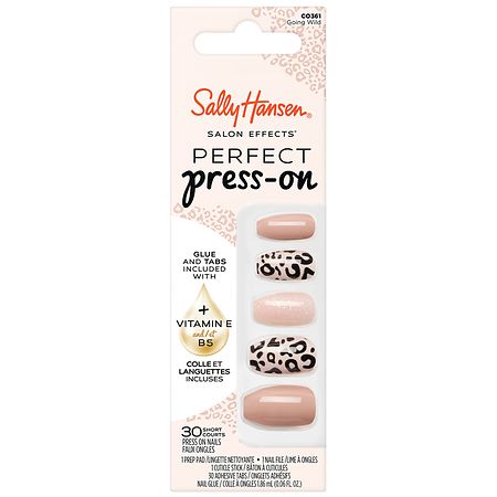 Sally Hansen Salon Effects Perfect Press-On Short Coffin Nails Going Wild