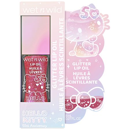 Wet n Wild Hello Kitty Glitter Lip Oil Purrfect