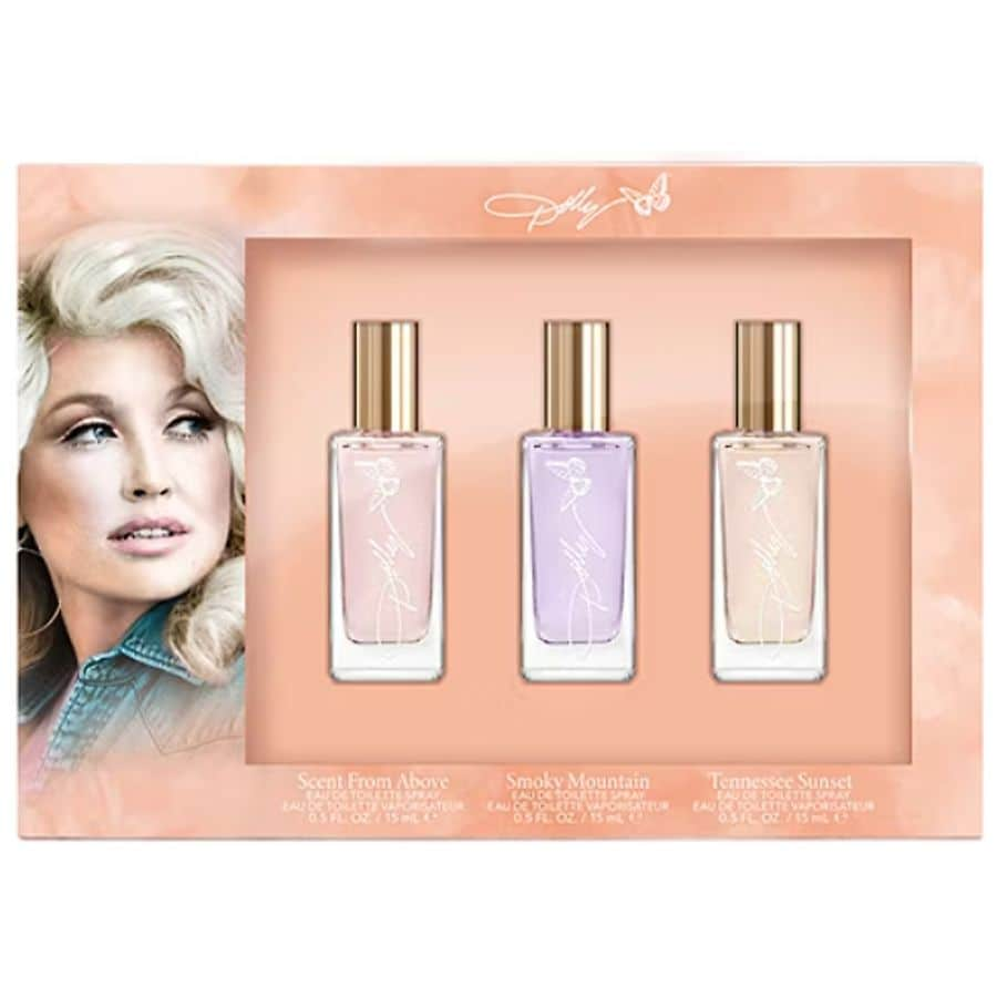 Dolly offers Parton perfume set