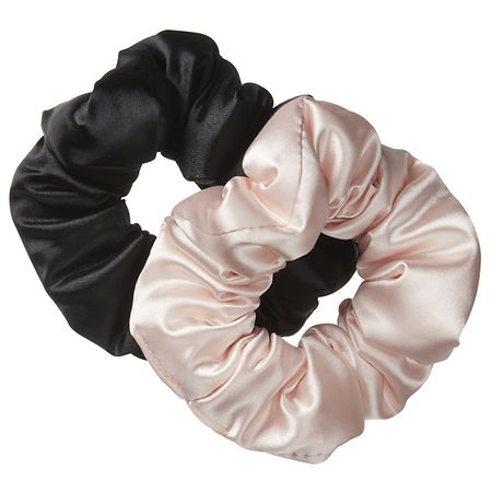 Scunci Pillow Scrunchies, Black/Blush | Walgreens