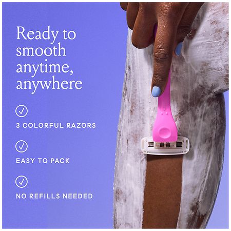 Billie Disposable 3-Blade Razors For Women The Malibu Set | Walgreens