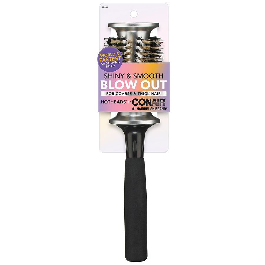 Conair Shiny & Smooth Blow Out Brush for Coarse & Thick Hair