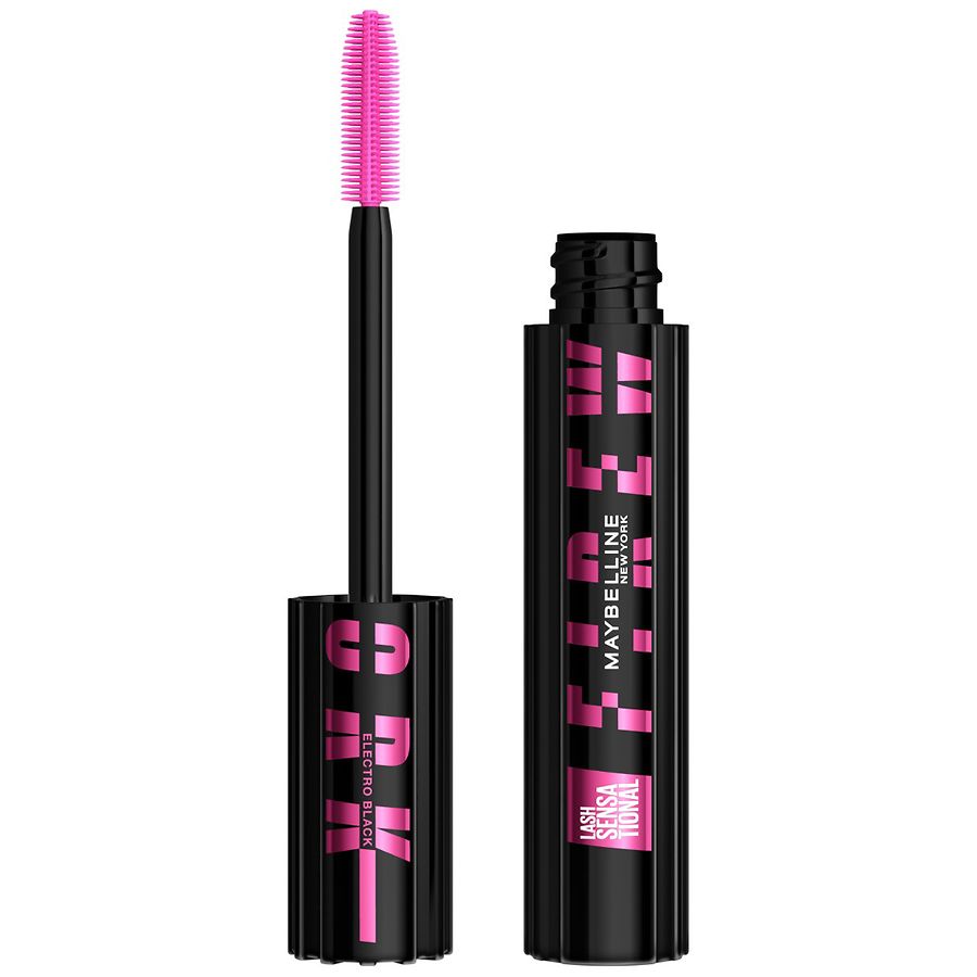 Maybelline New York Lash Sensational Firework Washable Mascara, Electro Black