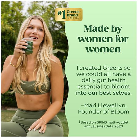 Bloom Greens & Superfoods Powder Mango, 25 servings