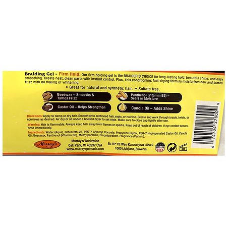 Murray's Beeswax Braiding Gel
