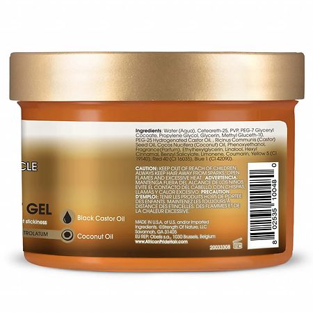 African Pride African Pride Black Castor Braid, Loc & Twist Gel