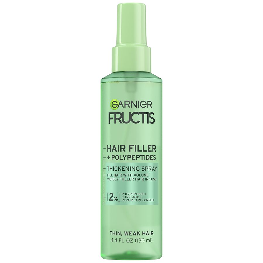 Garnier Fructis Fullness Repair Leave In Thickening Spray With Polypeptides For Thin, Weak Hair